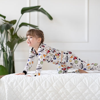 Peregrine Kidswear - Space Doodle Two-Piece Bamboo Pajamas