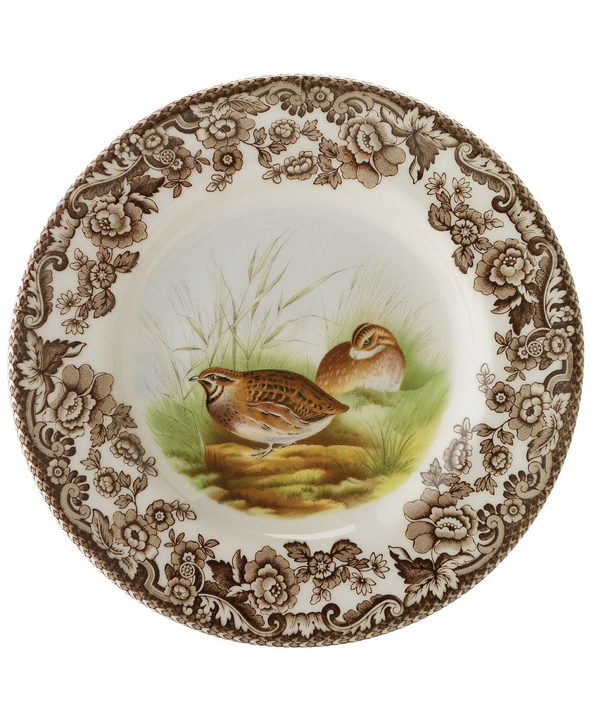 Spode - Woodland - Canape Plate Set of 4 - Birds 6.5"