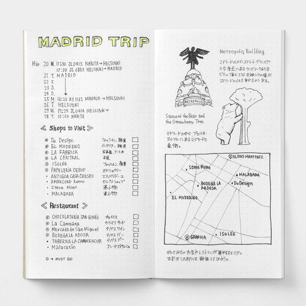 Traveler's Company - Notebook Refill - Regular Size - Dot Grid