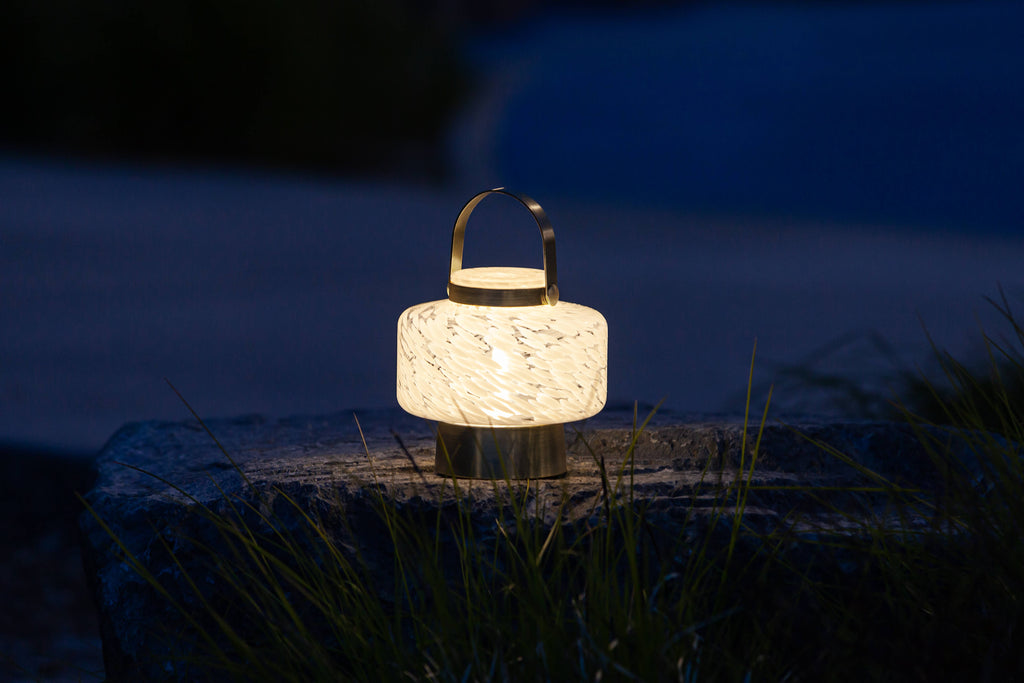 Allsop Home & Garden - Glass Lightkeeper Portable LED Lantern, Square