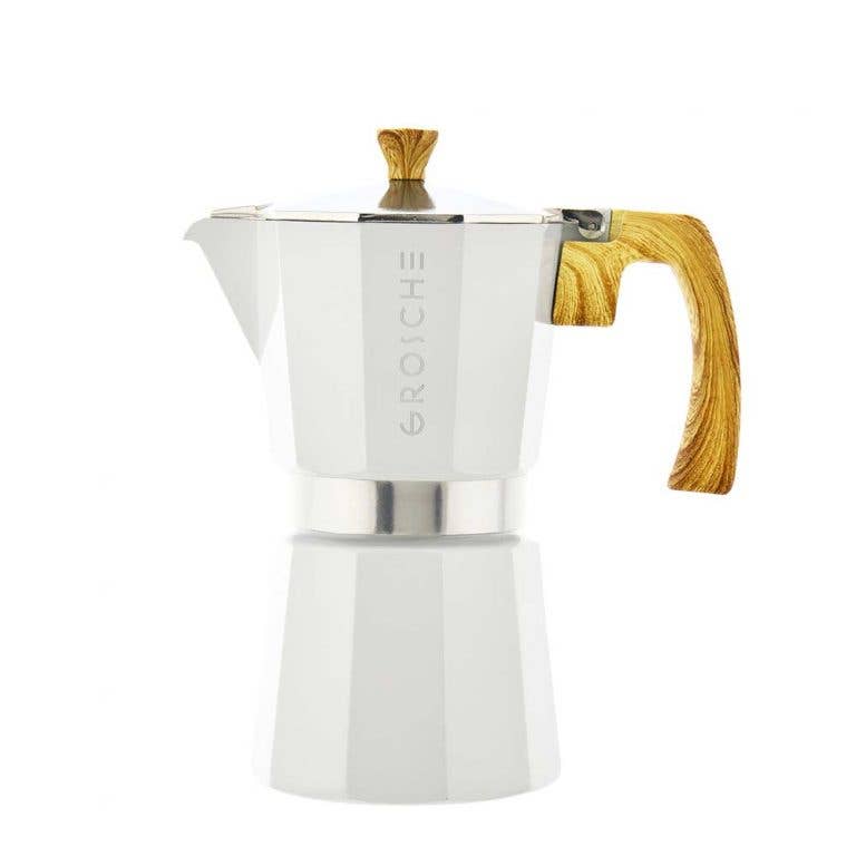 Grosche Milano - White Stovetop Espresso Maker