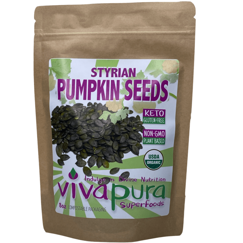Vivapura - Styrian Pumpkin Seeds, Raw, Organic, 8 oz