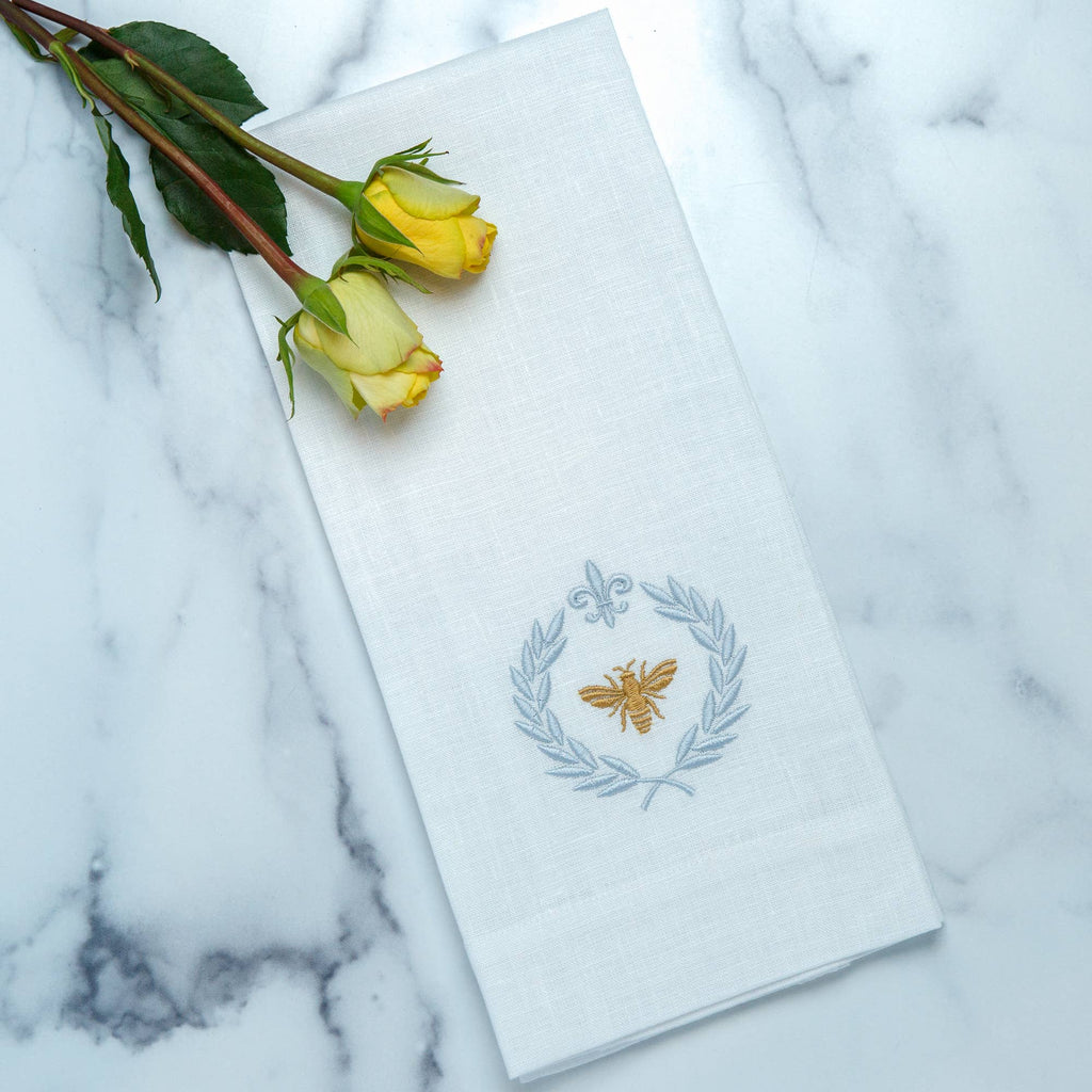 Crown Linen Designs - Italian Bee Linen Towel