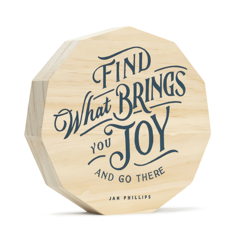 Compendium - Here & There: Find What Brings You Joy wood art