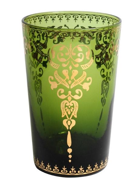 Kiss That Frog - Moroccan Large Glasses with Gold Decal