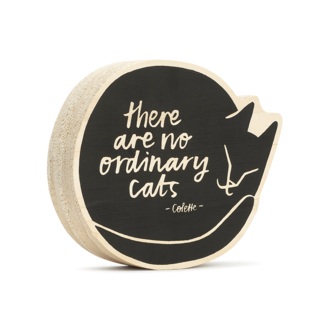 Compendium - Here & There: There Are No Ordinary Cats wood art