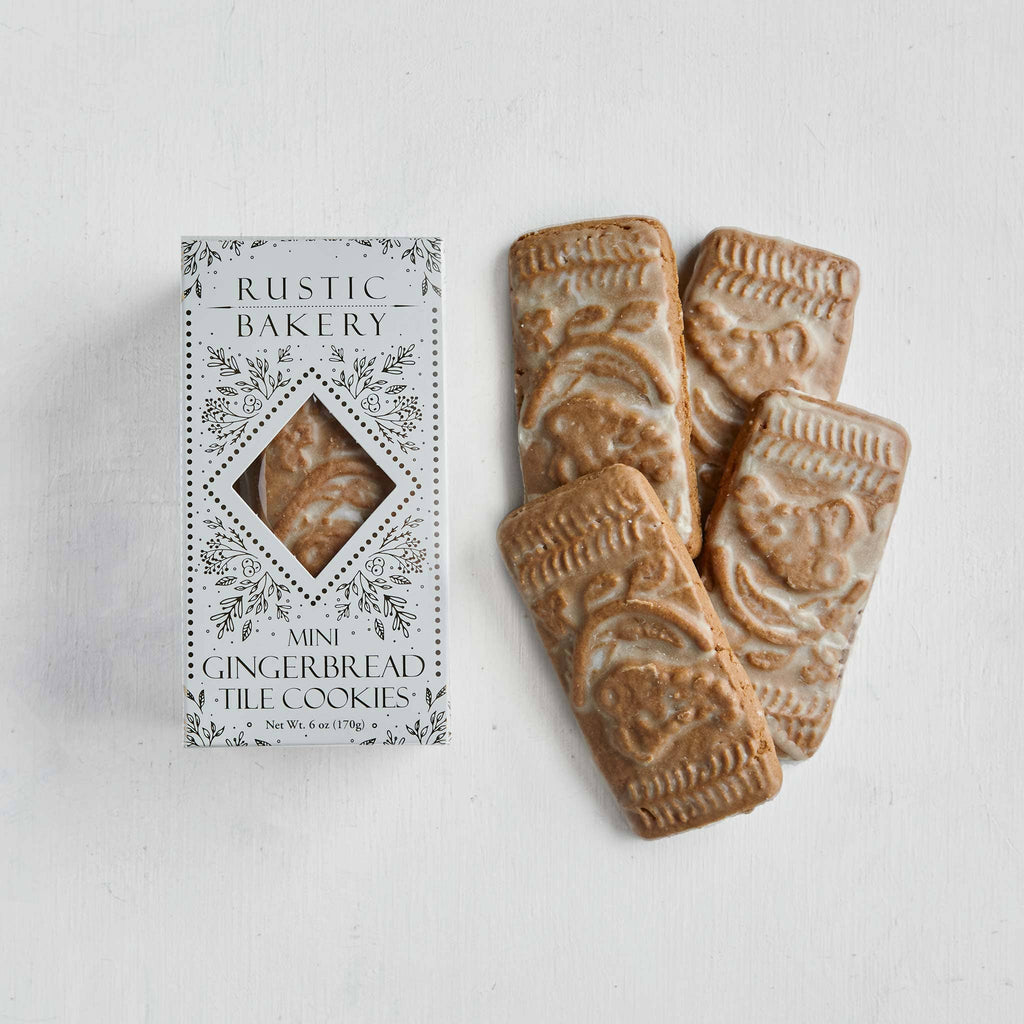 Rustic Bakery - Mini Gingerbread Tile cookies