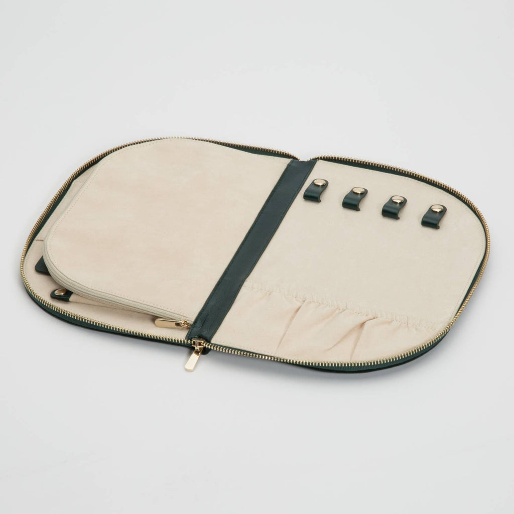 Wolf - Zoe Portfolio Zip Travel Jewelry Case