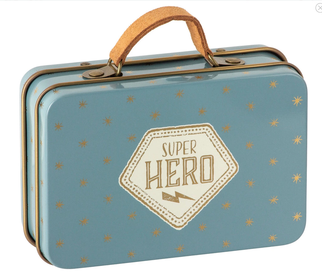 Maileg - Superhero Little Mouse in Suitcase