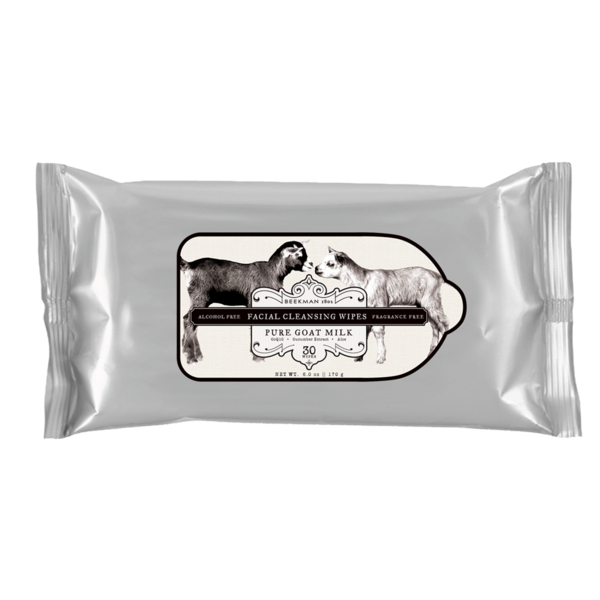 Beekman 1802 Goat Milk Facial Cleansing Wipes (30ct)