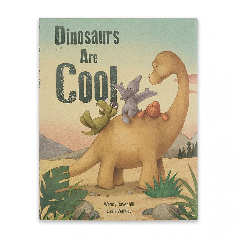 JellyCat - Dinosaurs Are Cool Book
