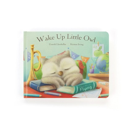 JellyCat - Wake Up Little Owl Book