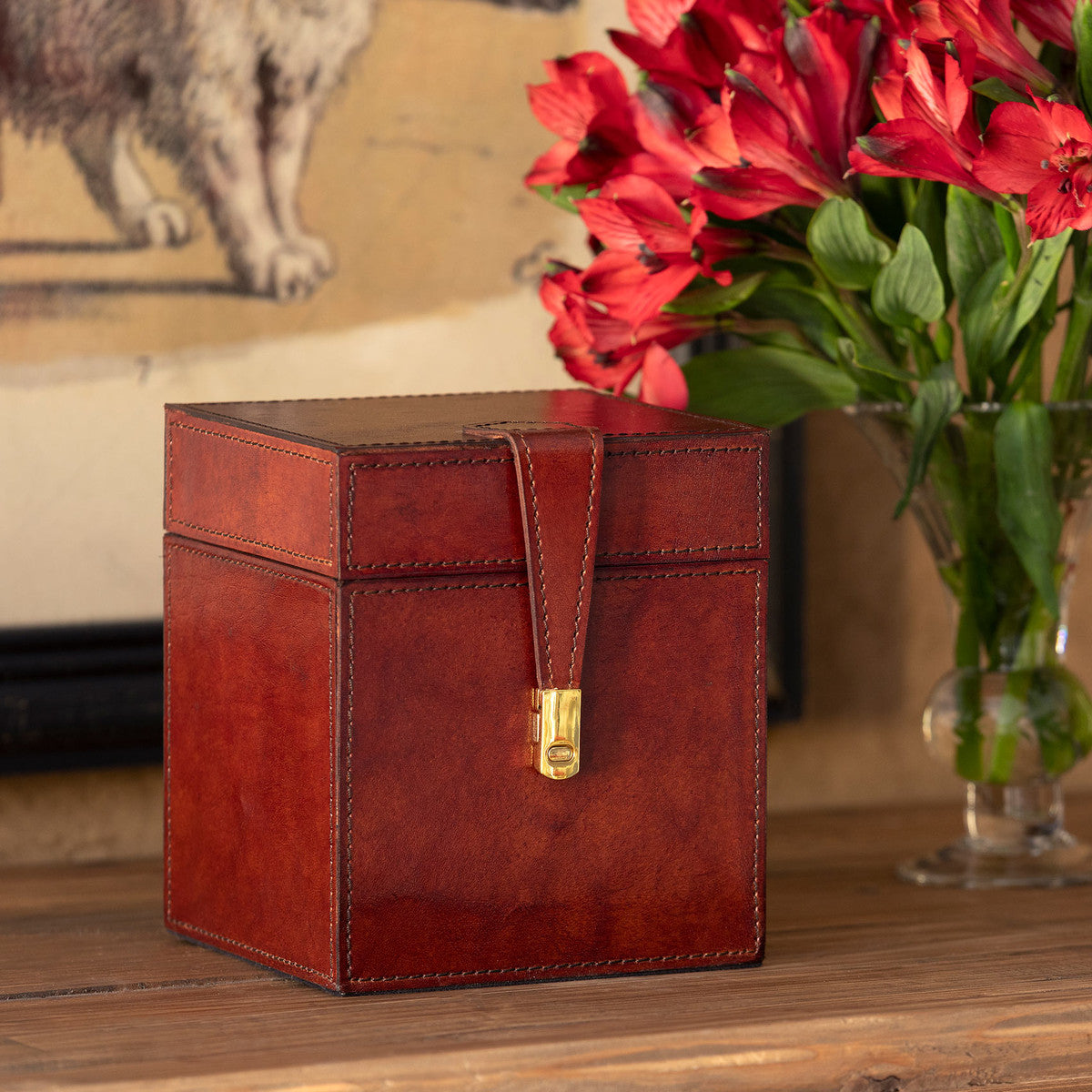leather dresser box Amazon.com: My Personal Memories, Personalized Leather Valet Tray Box