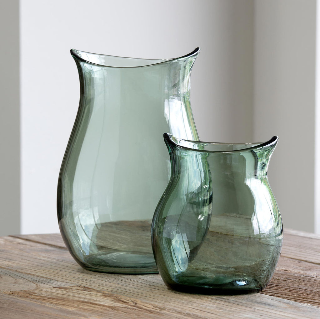 Park Hill - Greenfields Glass Flower Vase, Large