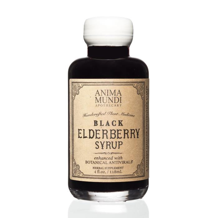 ANIMA MUNDI APOTHECARY- Black Elderberry Syrup : Vegan + Organic Antivirals