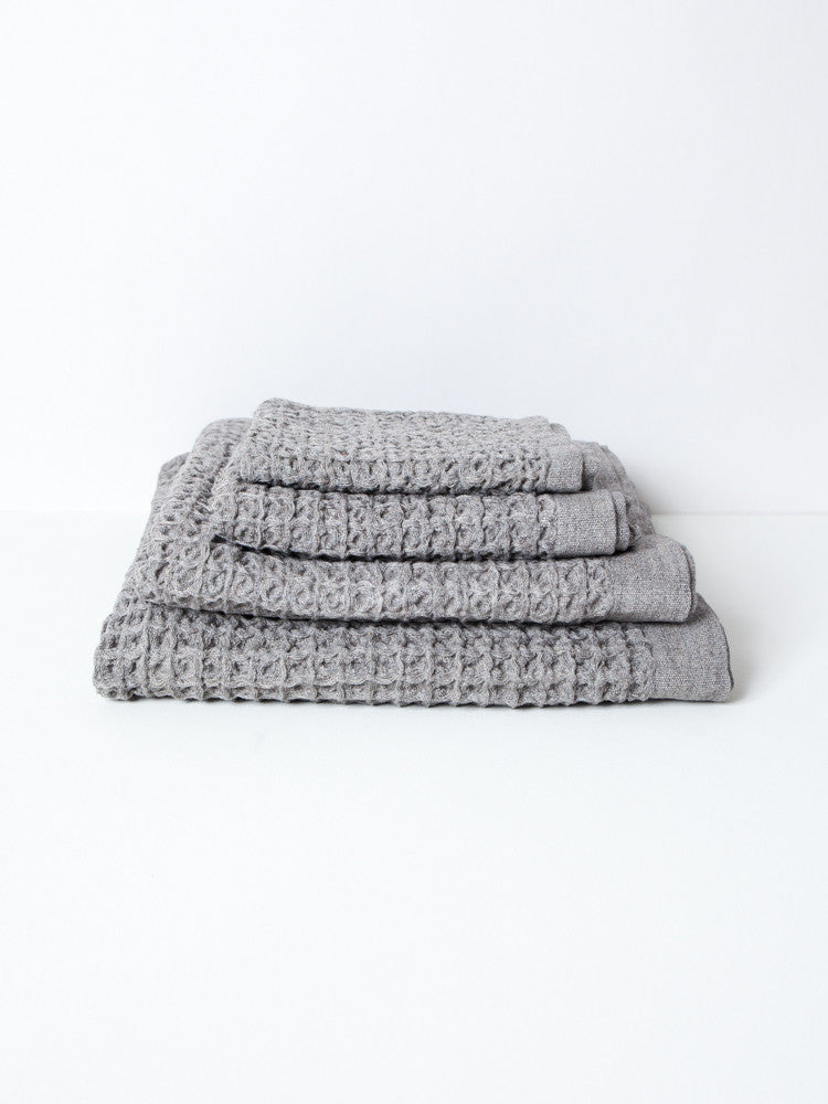Morihata - Lattice Towel, Grey