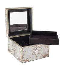 Arcadia Home - Sand and Silver Mirror Box, Small
