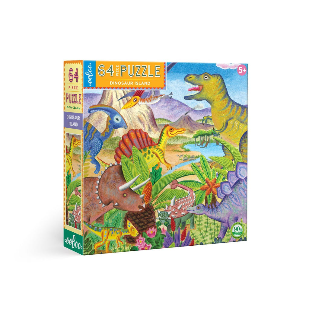 Eeboo - Dinosaur Island Puzzle