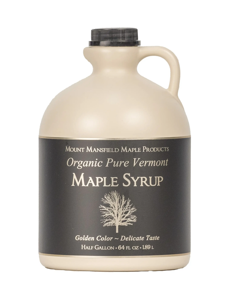 Mount Mansfield Maple Products - Half-Gallon - Organic Grade A Maple Syrup