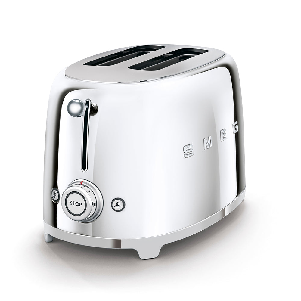 Smeg - E2 Slice Toaster, Chrome