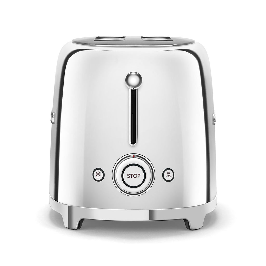 Smeg - E2 Slice Toaster, Chrome