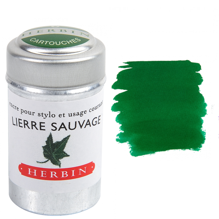 J. Herbin -Herbin Fountain / Rollerball Pen Ink Cartridges - Tin of 6