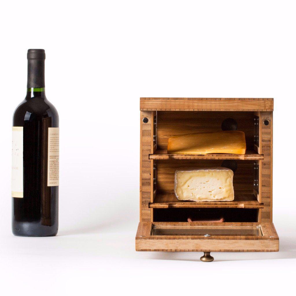 Cheese Grotto Classico with Bamboo Shelf Servers