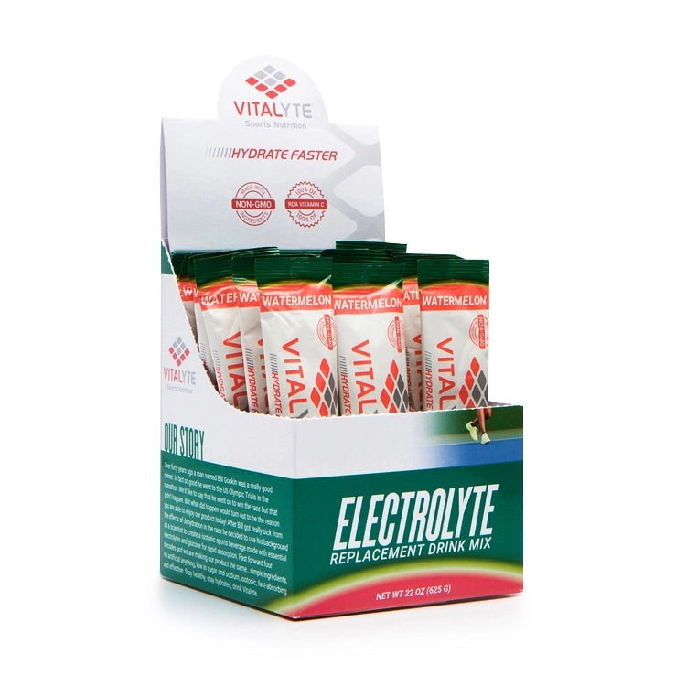 Vitalyte - Electrolyte Powder Packets - 25 Single-Serving Stick Packs