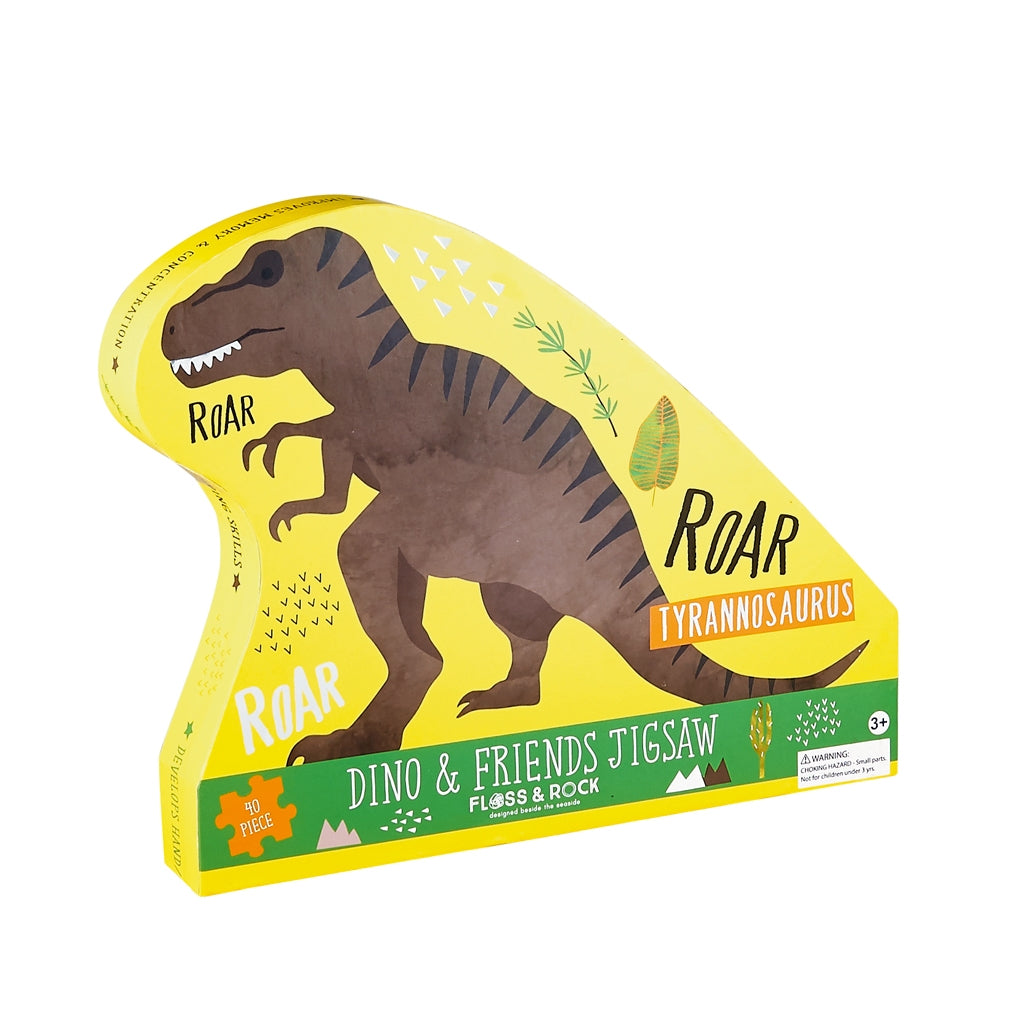 Floss and Rock - Dino & Friends Jigsaw Puzzle