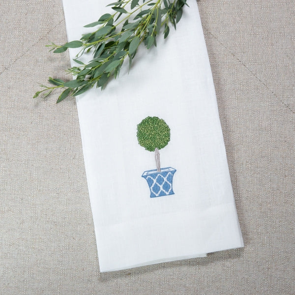 Crown Linen Designs - Topiary Linen Towel
