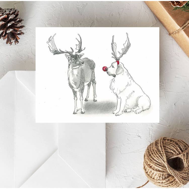 Fable & Sage Cards - Great Pyrenees Holiday Cards