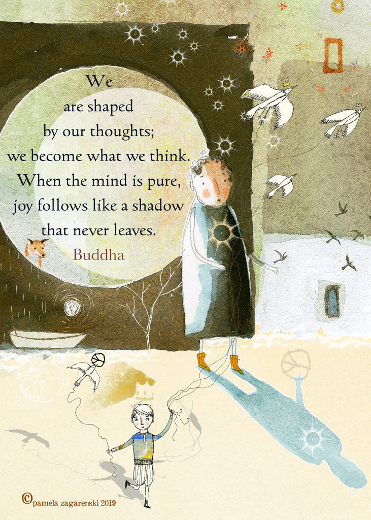 Sacred Bee Card No. 512 Buddha's Shadow
