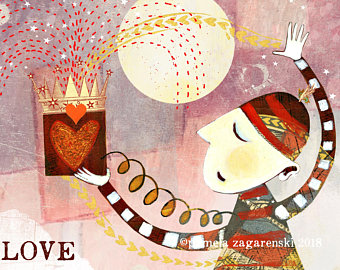 Sacred Bee Card No. 489 Love