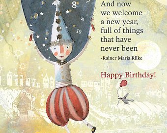 Sacred Bee Card No. 496 Your New Year Birthday