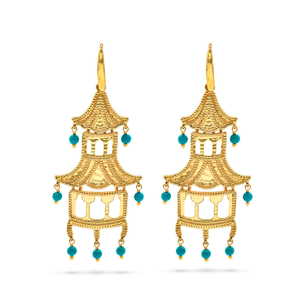 Capucine De Wulf - Grand Pagoda Earrings