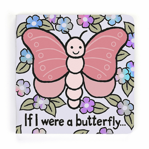 JellyCat - If I Were A Butterfly Book