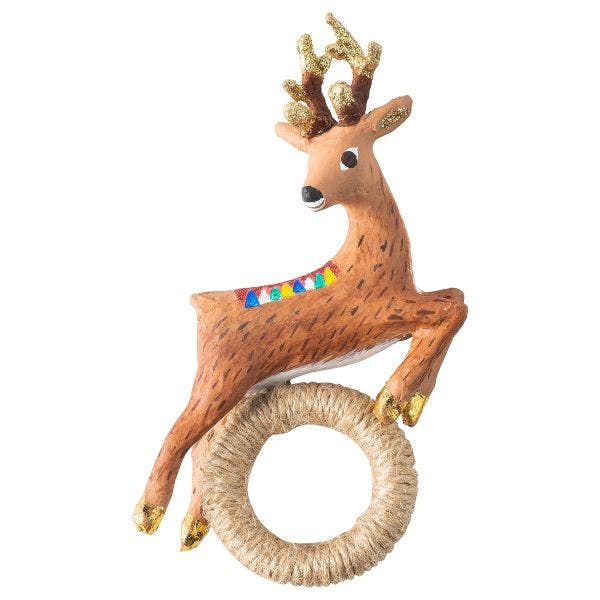Juliska - Reindeer Napkin Ring - Set 4