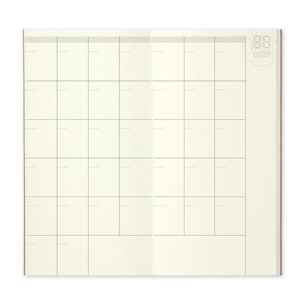 Traveler's Company - Notebook Refill - Regular Size - Free Diary Monthly