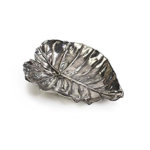 Zodax- Aspen Quaking Leaf Antique Pewter Tray