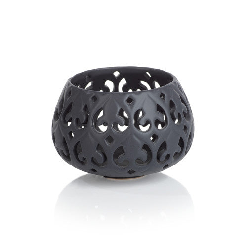 Zodax - Cut Design Ceramic Tea Light Holder