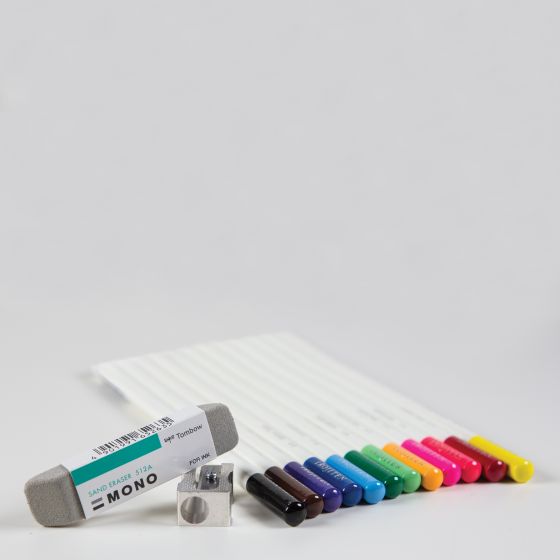 Tombow -Irojiten Colored Pencil Set, Vivid - 12 Pack