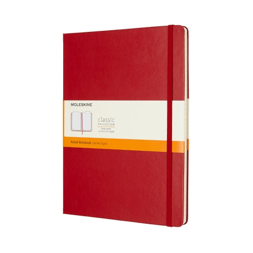Moleskine - Ruled Notebook Classic Collection Hard Cover - Red